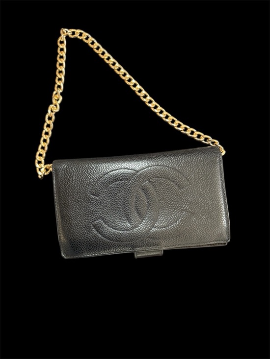 CHANEL Handbags - Chanel Timeless Caviar Leather Long Wallet